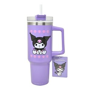 Kuromi Purple Tumbler with Straw